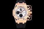 Audemars Piguet White Face AP Royal Oak Survivo Gold Steel Case diameter 44mm Watch